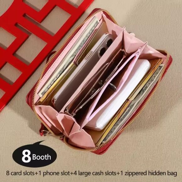 Black Quilted Women's Wallet - Picture 2 of 2